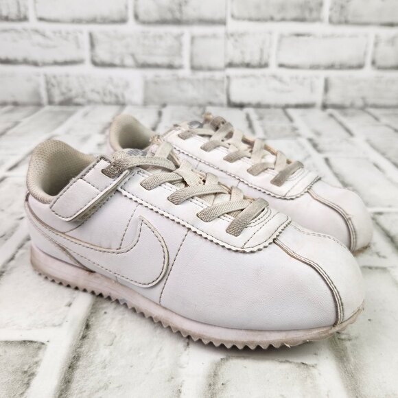 Nike Cortez EasyOn Little Kids Size 11 C White Sneaker Casual Classic DM0951-107 - Picture 1 of 10